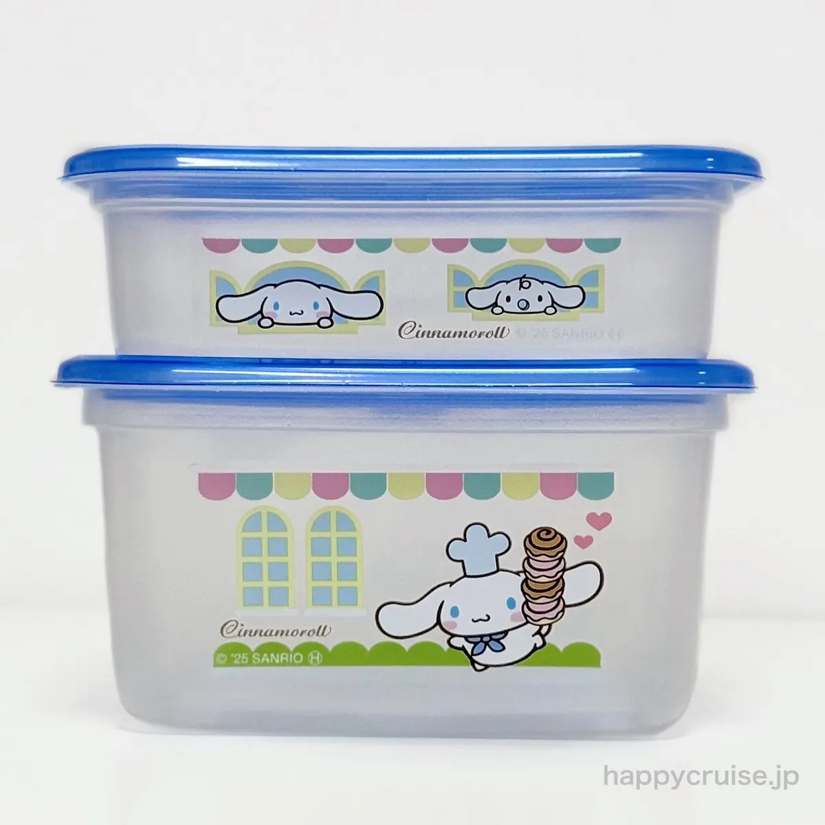 【サンリオ×ジップロック】ジップロック コンテナー 長方形480ml&820ml(シナモロール)