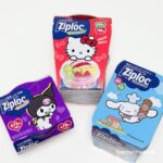 イオンで発見!【サンリオ×ジップロック】 ハローキティ・クロミ・シナモロール柄の保存容器がめっちゃ可愛い〜♡