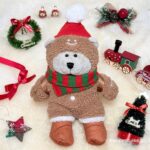 【スタバホリデー2025】ベアリスタぬいぐるみが可愛すぎる〜♡ジンジャーブレッドマンに大変身！