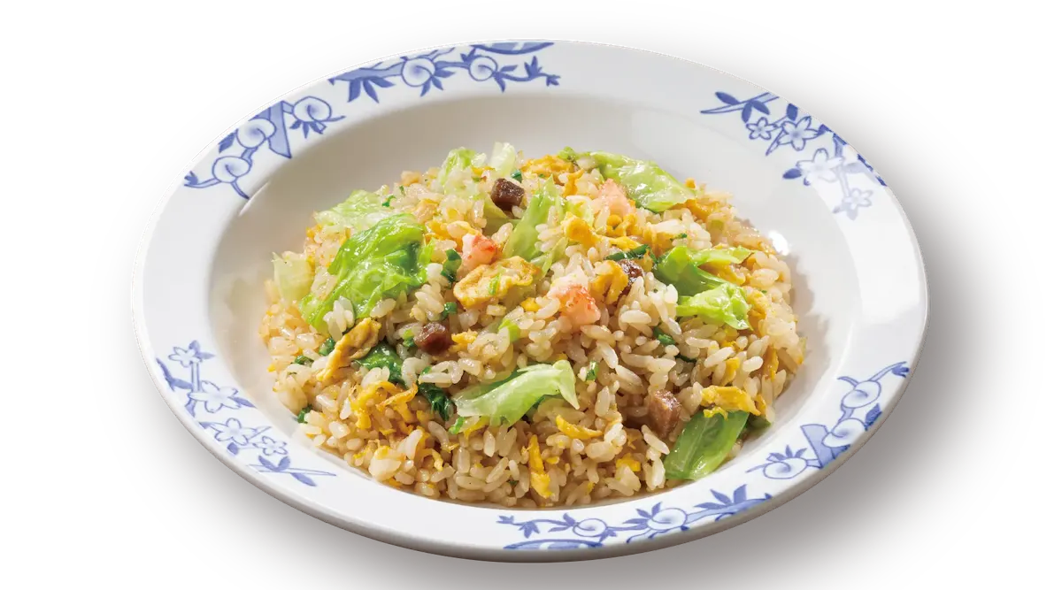 【バーミヤンメニュー】レタスチャーハン(スープバー付き)