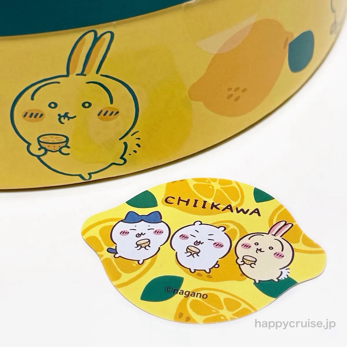 【ちいかわレモンクッキー】新作スイーツが美味しくてかわいい♡おまけシール付き!12月4日(木)より全国のちいかわらんど・観光売店などで順次販売