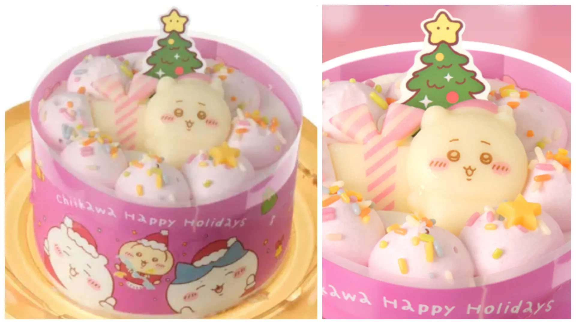 セブンイレブン限定【ちいかわハッピーツリーケーキ】1〜2人向けクリスマスケーキがめっちゃ可愛い♡12/23(火)全国発売