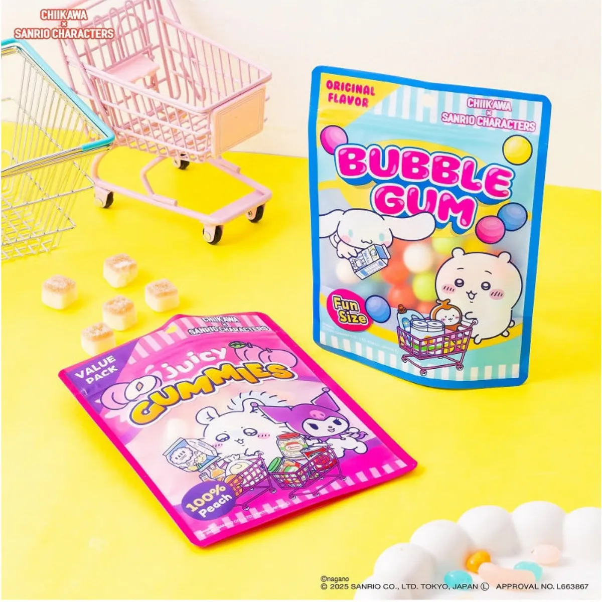 【ちいかわ×サンリオキャラクターズ】「スーパーマーケット」テーマのコラボグッズが大豊作♡12月12日(金)より発売！