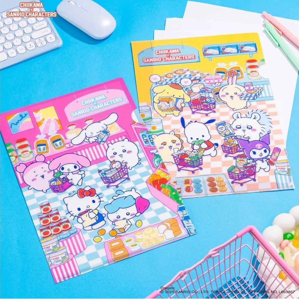 【ちいかわ×サンリオキャラクターズ】「スーパーマーケット」テーマのコラボグッズが大豊作♡12月12日(金)より発売！