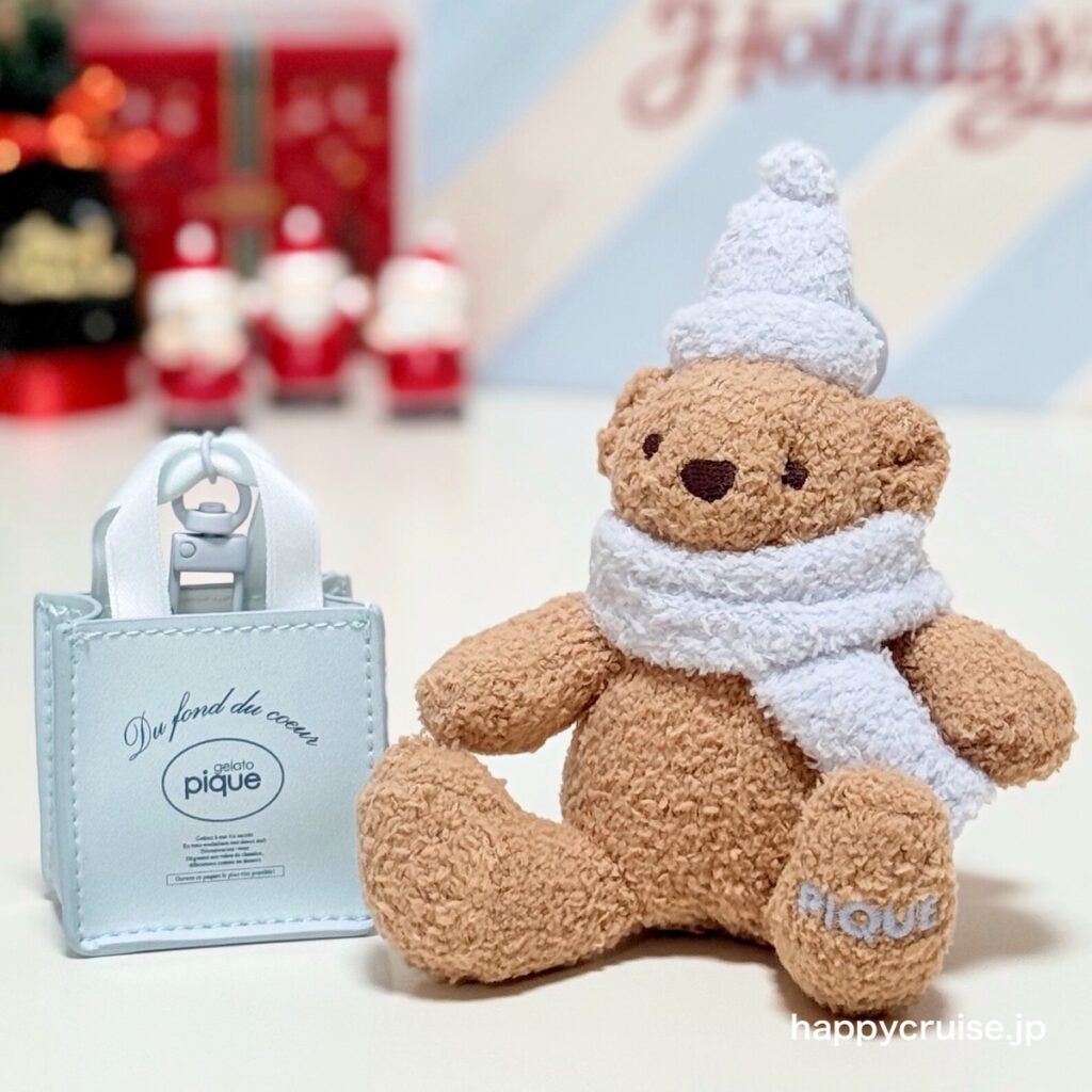【ジェラートピケ】クリスマスポップアップ限定のピケベアチャーム＆ショッパーが可愛すぎた‥♡