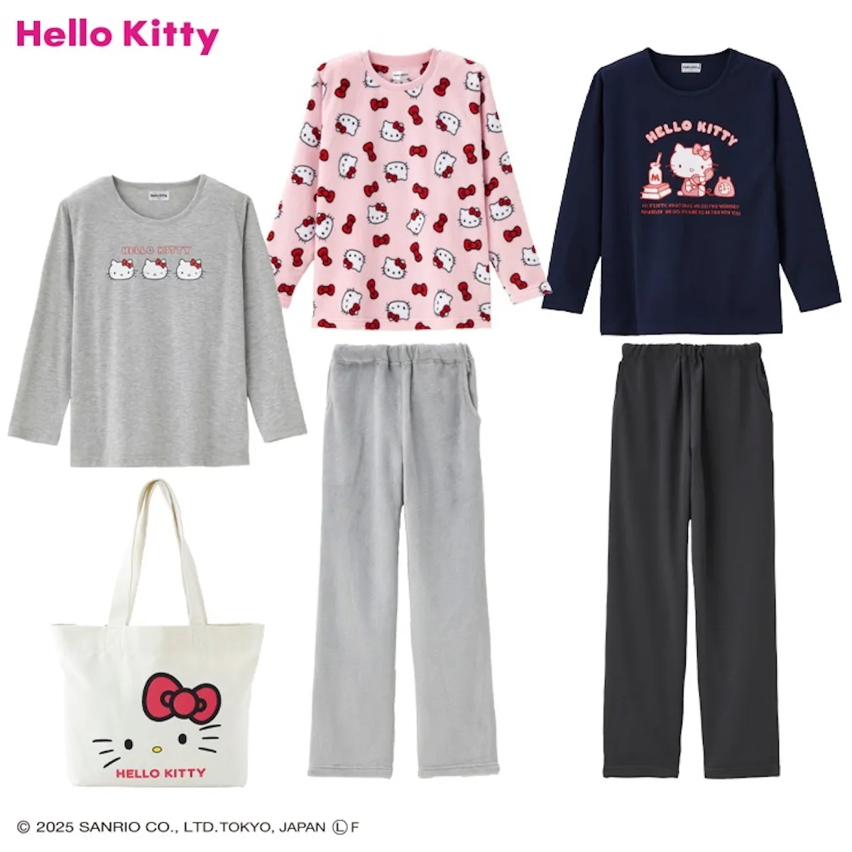 これ全部で2000円!【しまむら福袋2026】「ハローキティ6点セット」が破格すぎでしょ♡