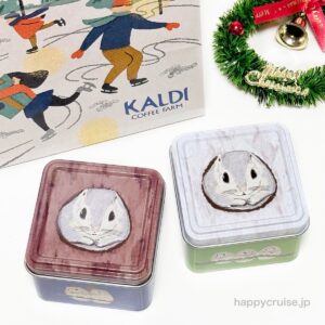 450円なの!?【カルディ】森の妖精「エゾモモンガ」チョコクランチ缶がめっちゃ可愛い〜♡