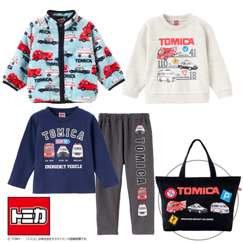 全部で2000円はお得！【しまむら福袋2026】初売り「トミカ ベビーキャラクター5点セット」がカッコいい〜☆