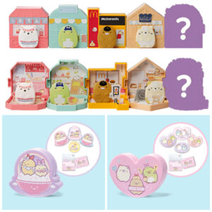 【マクドナルドハッピーセット】すみっコぐらし登場！「お店屋さんごっこ」「お手紙遊びセット」全9種おもちゃがかわいい〜♡