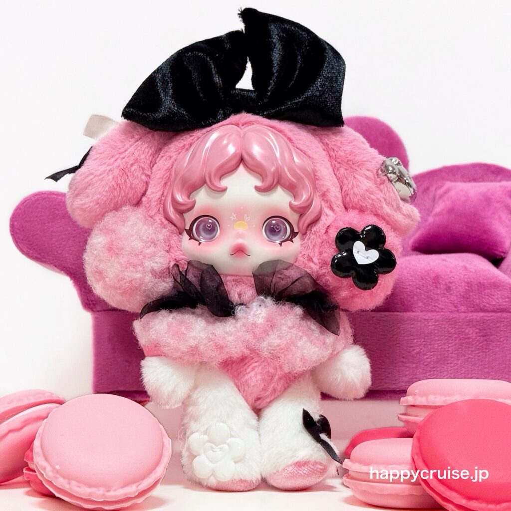 ポップマート【スカルパンダ×マイメロディ】夢コラボきたー♡ぬいぐるみペンダントがめっちゃ可愛い〜♡