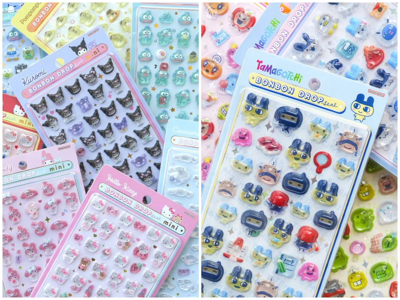 ボンボンドロップシールとは?
ぷっくりつやつや大人気の立体デコレーションシール