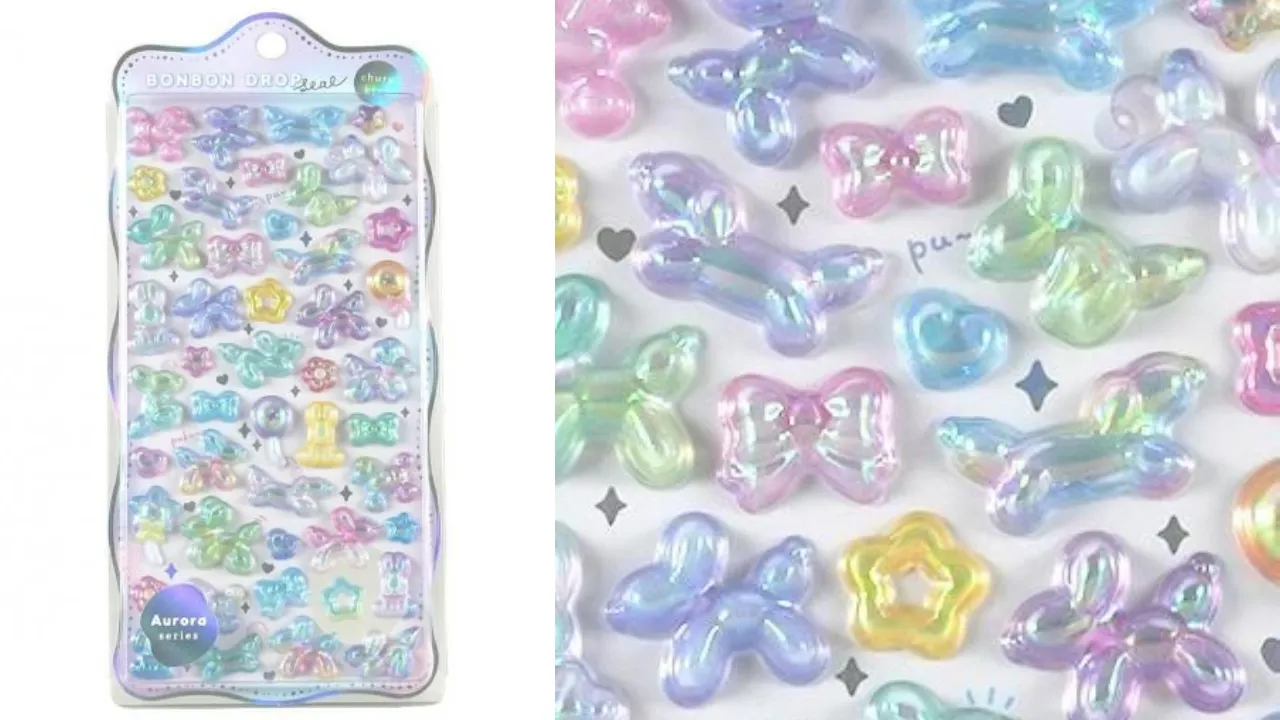【ボンボンドロップシール ちゅるキラ】ボンボンドロップシール （churukira）／ばるーんボンボン