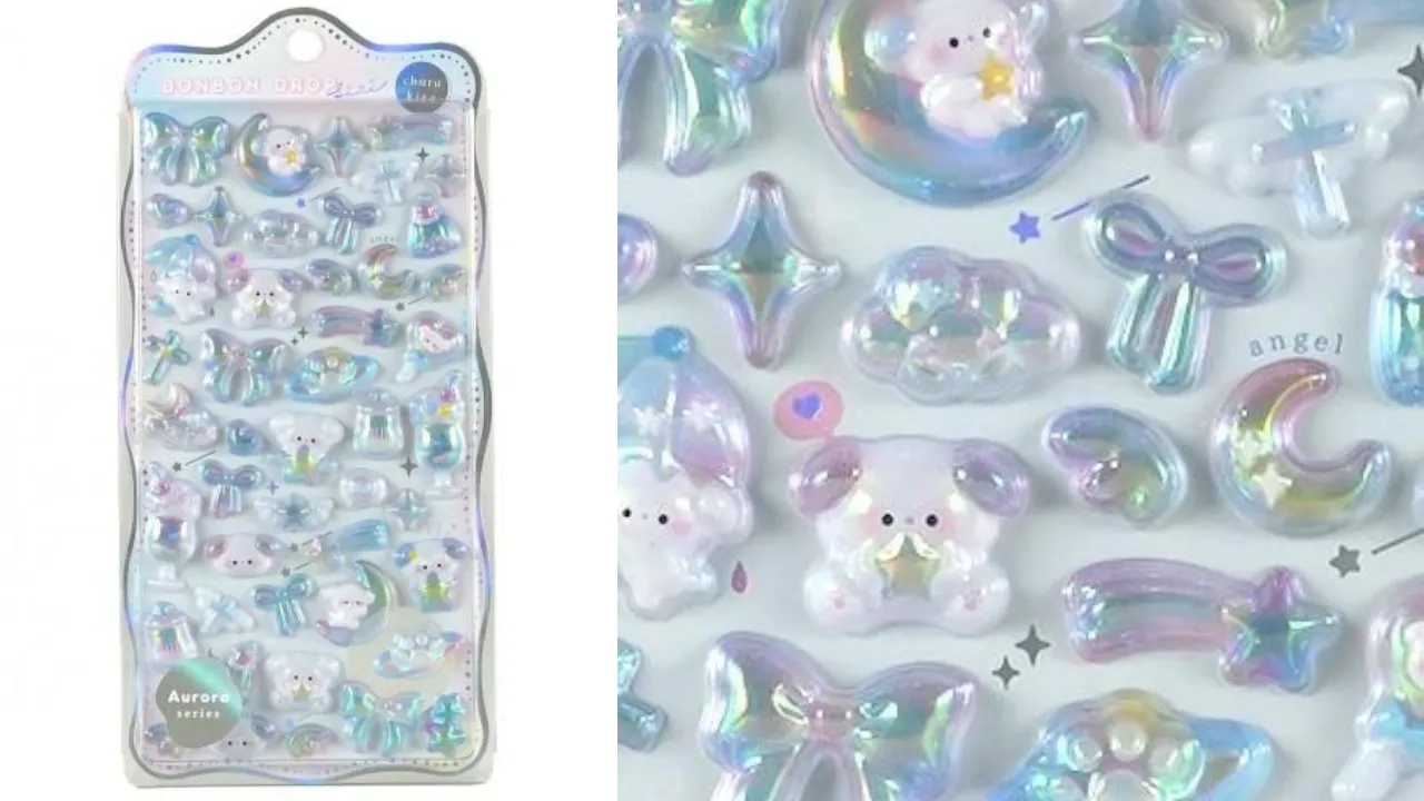 【ボンボンドロップシール ちゅるキラ】 ボンボンドロップシール （churukira）／わんわんボンボン