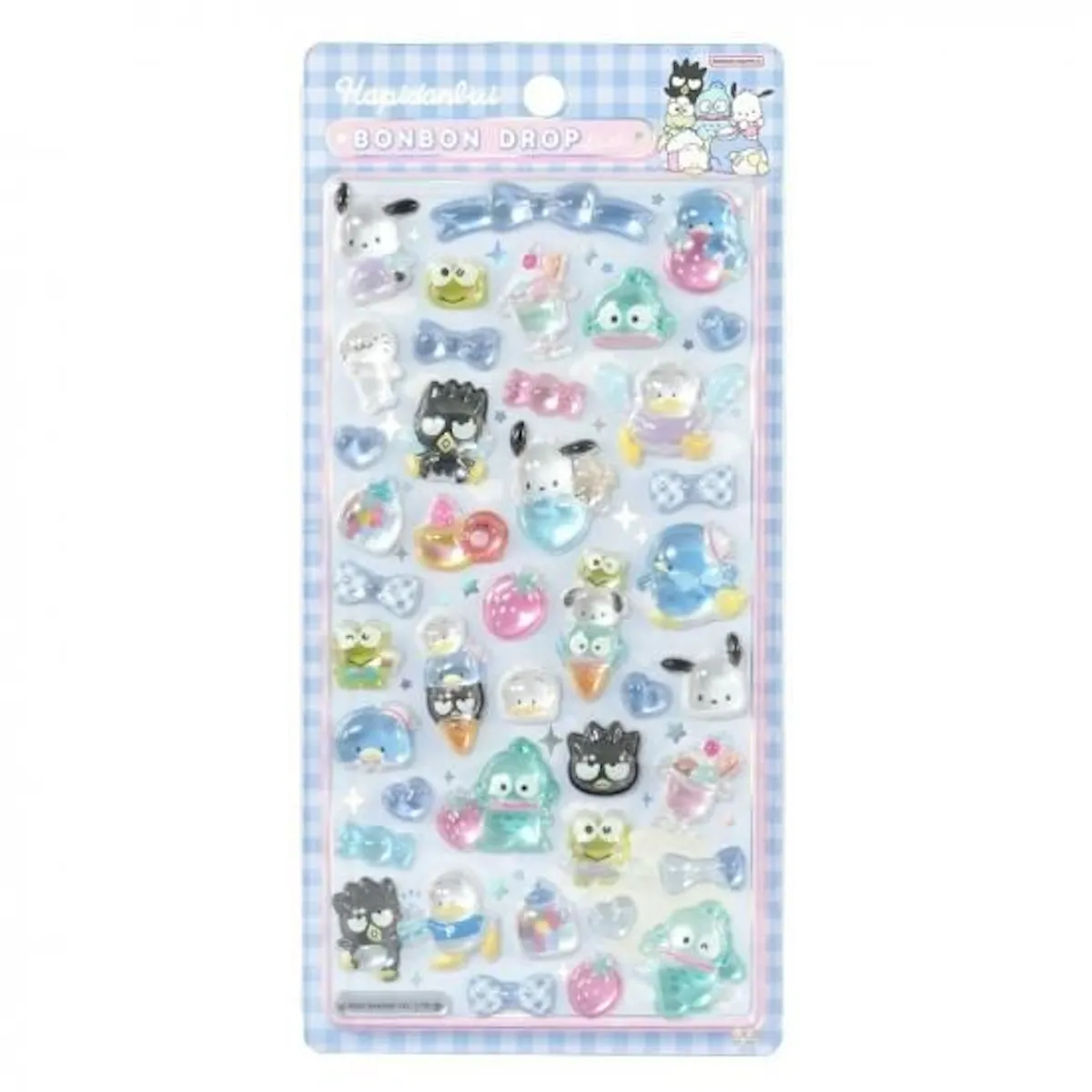 【ボンボンドロップシール】はぴだんぶい（ボンボンドロップシール サンリオキャラクターズ）