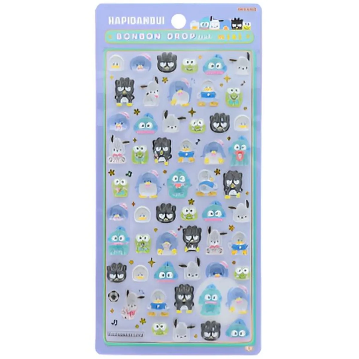 【ボンボンドロップシール】サンリオキャラクターズのミニサイズ(はぴだんぶい)が2026年1月発売！公式オンラインストアは抽選販売！