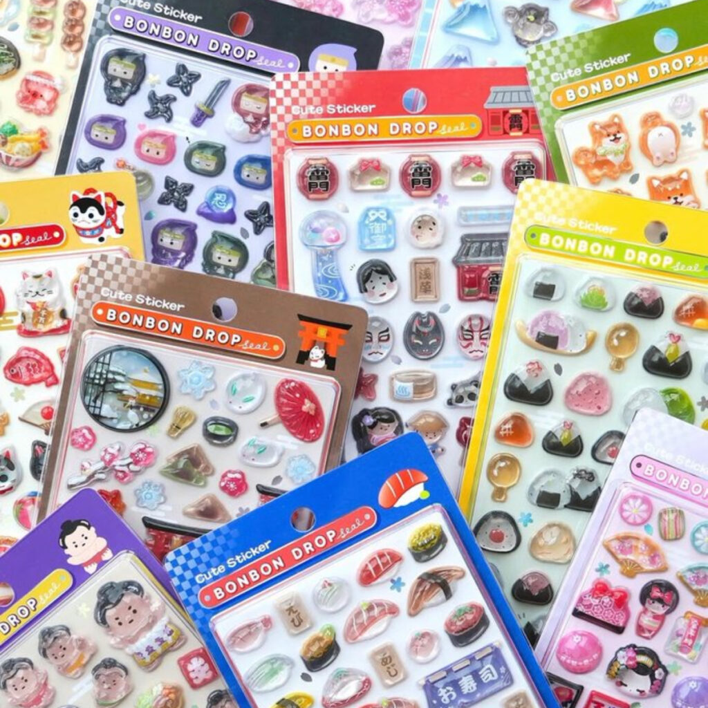 【ボンボンドロップシール】和柄の再販きたー♡2026年1月21日頃〜順次登場！ロフト・ハンズ・ドンキホーテ・お土産店など