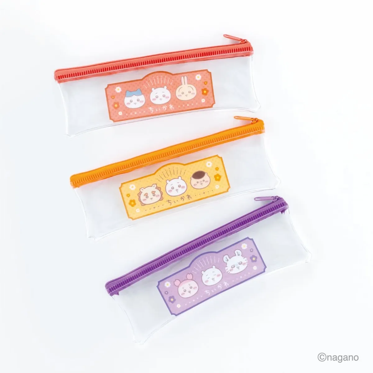 キャンドゥなど100円ショップで販売【ちいかわ100円雑貨 第8シリーズ】ちいかわ ビニールペンポーチ 4513750187373