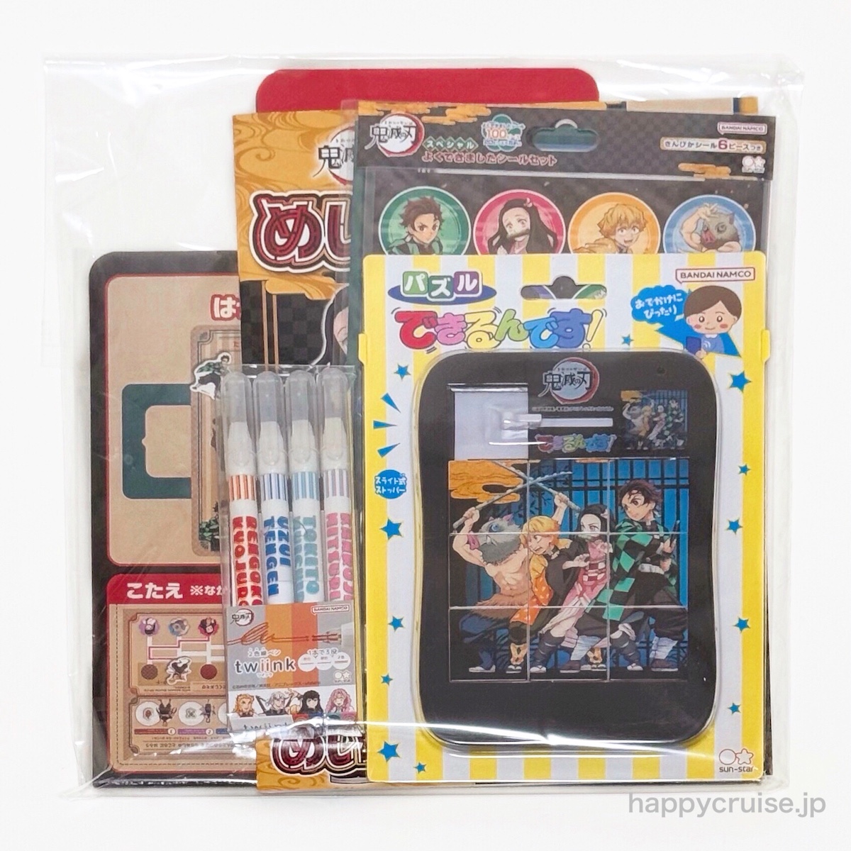 イオンで争奪戦!?【鬼滅の刃 福袋2026】シールがいっぱいのハッピーバッグが1000円は大優勝！お得な中身を大公開！