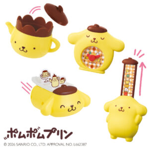 【マクドナルドハッピーセット】ポムポムプリンが笑顔になる♡ダンスゲーム付き！おもちゃ全6種がかわいすぎっ♡