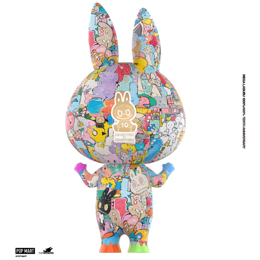 【ポップマート】ラブブ10周年記念！メガラブブ「MEGA LABUBU 1000% Tenth Anniversary」1月28日(水)発売♡オンラインは先着、店舗は抽選販売！
