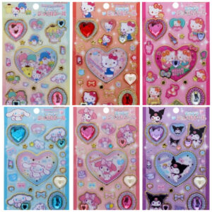 【しまむら発バースデイ】サンリオキラキラジュエルシールきたー♡オンラインストアで1/22(木)13時より販売スタート！