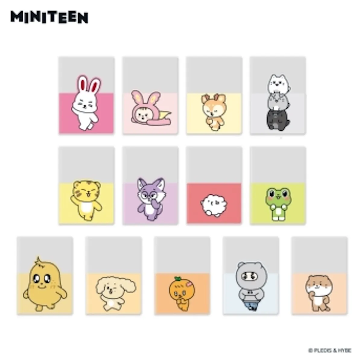【SEVENTEEN(セブチ)】MINITEEN PASSPORT CASE(パスポートケース) ¥2,100(税抜)