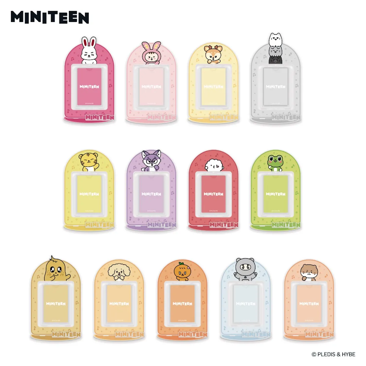 【SEVENTEEN(セブチ)】MINITEEN ACRYLIC PHOTO CARD STAND(アクリルフォトカードスタンド) ¥3,600(税抜)