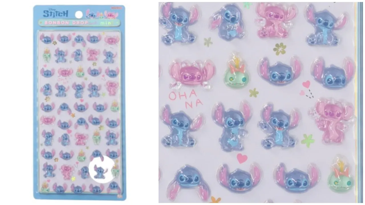 ボンボンドロップシールミニ(スティッチ)500円(税込550円)