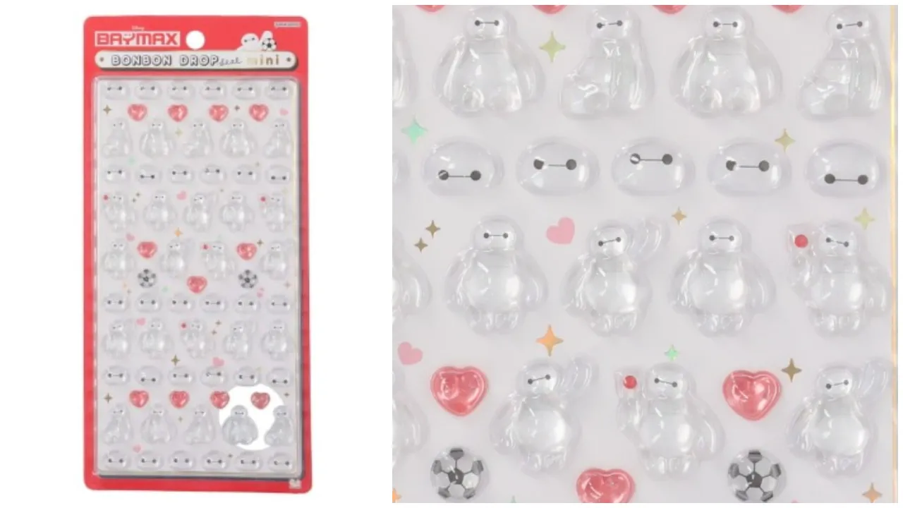 ボンボンドロップシールミニ(ベイマックス・ハート柄)500円(税込550円)