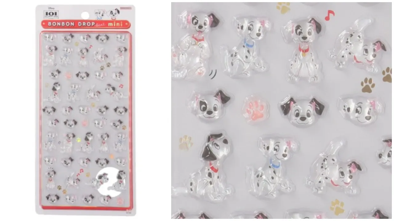 ボンボンドロップシールミニ(101匹わんちゃん)500円(税込550円)