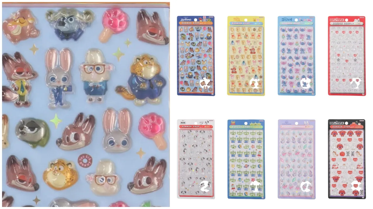 【しまむら発シャンブル】ボンボンドロップシール『ディズニー』オンラインストアで1月27日(火)販売スタート!
