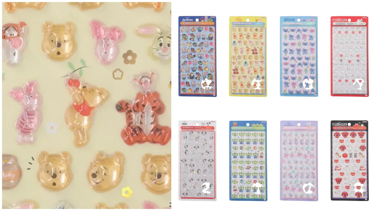 【しまむら発シャンブル】ボンボンドロップシール『ディズニー』オンラインストアで1月27日(火)販売スタート!