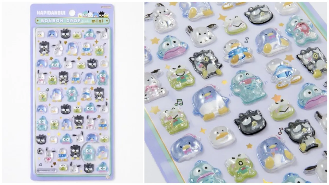 ボンボンドロップシールミニ(はぴだんぶい)500円(税込550円)