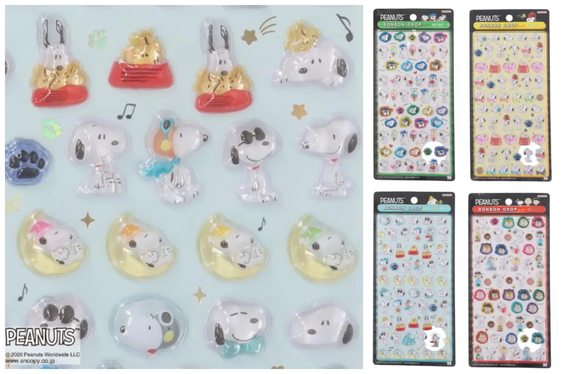 【しまむら発シャンブル】ボンボンドロップシール『スヌーピー』登場!オンラインストアで1月27日(火)販売スタート!