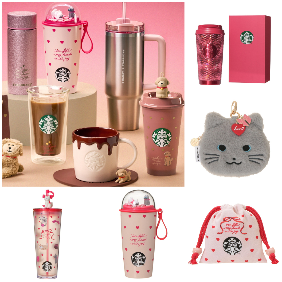 【スタバのバレンタイン2026】新作グッズは犬・猫・チョコまみれ♡可愛すぎる全商品を一気見せ♡