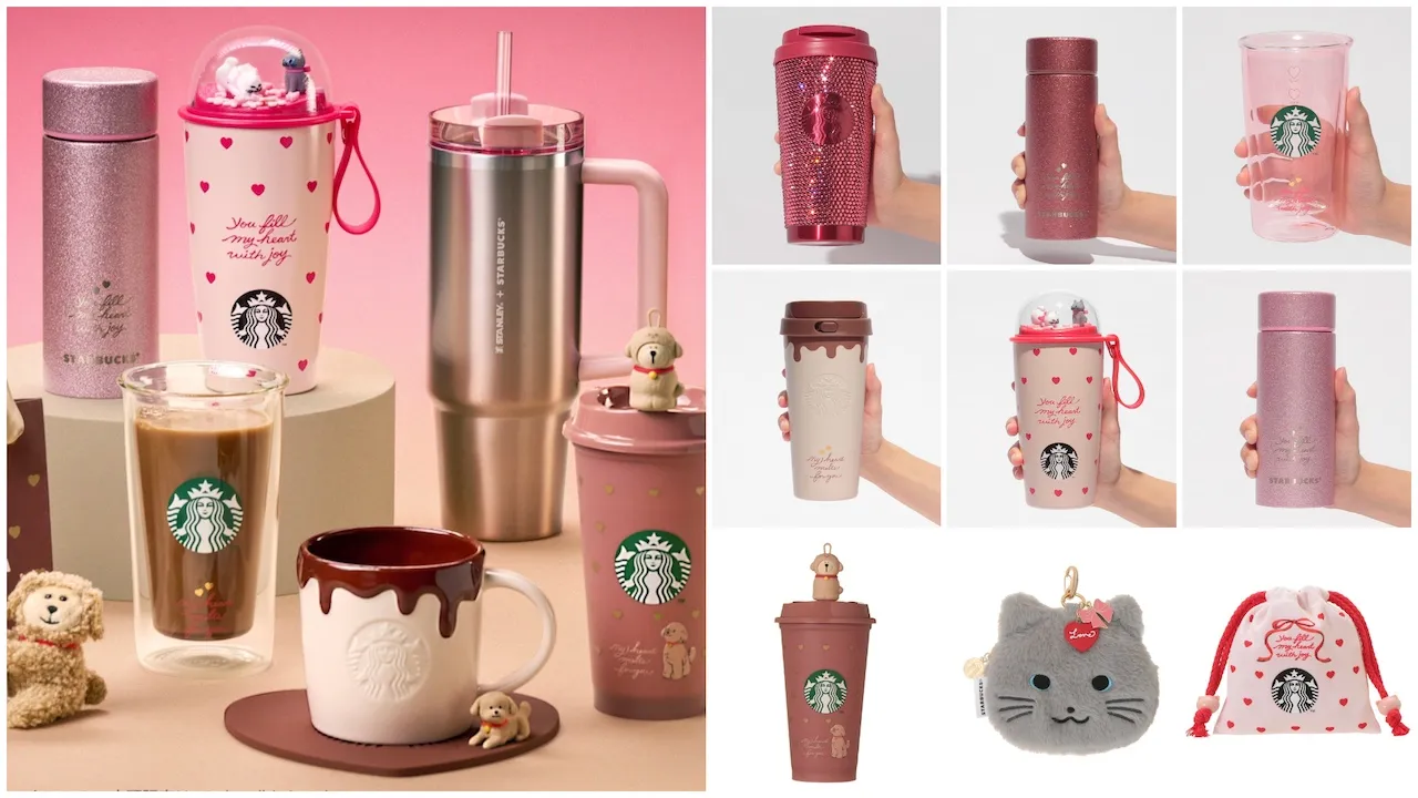 【スタバのバレンタイン2026】新作グッズは犬・猫・チョコまみれ♡可愛すぎる全商品を一気見せ♡