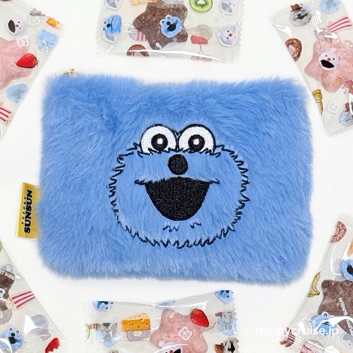 イオンで争奪戦！【パペットスンスン バレンタイン2026】お菓子入り「ふわふわフェイスポーチ」が飛び売れ中の大人気！