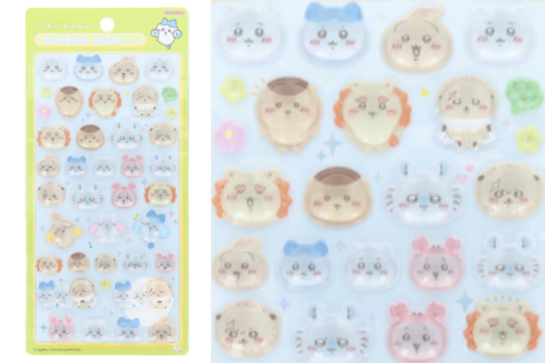 【ボンボンドロップシール】『ちいかわ 第2弾』みんな ニコニコ