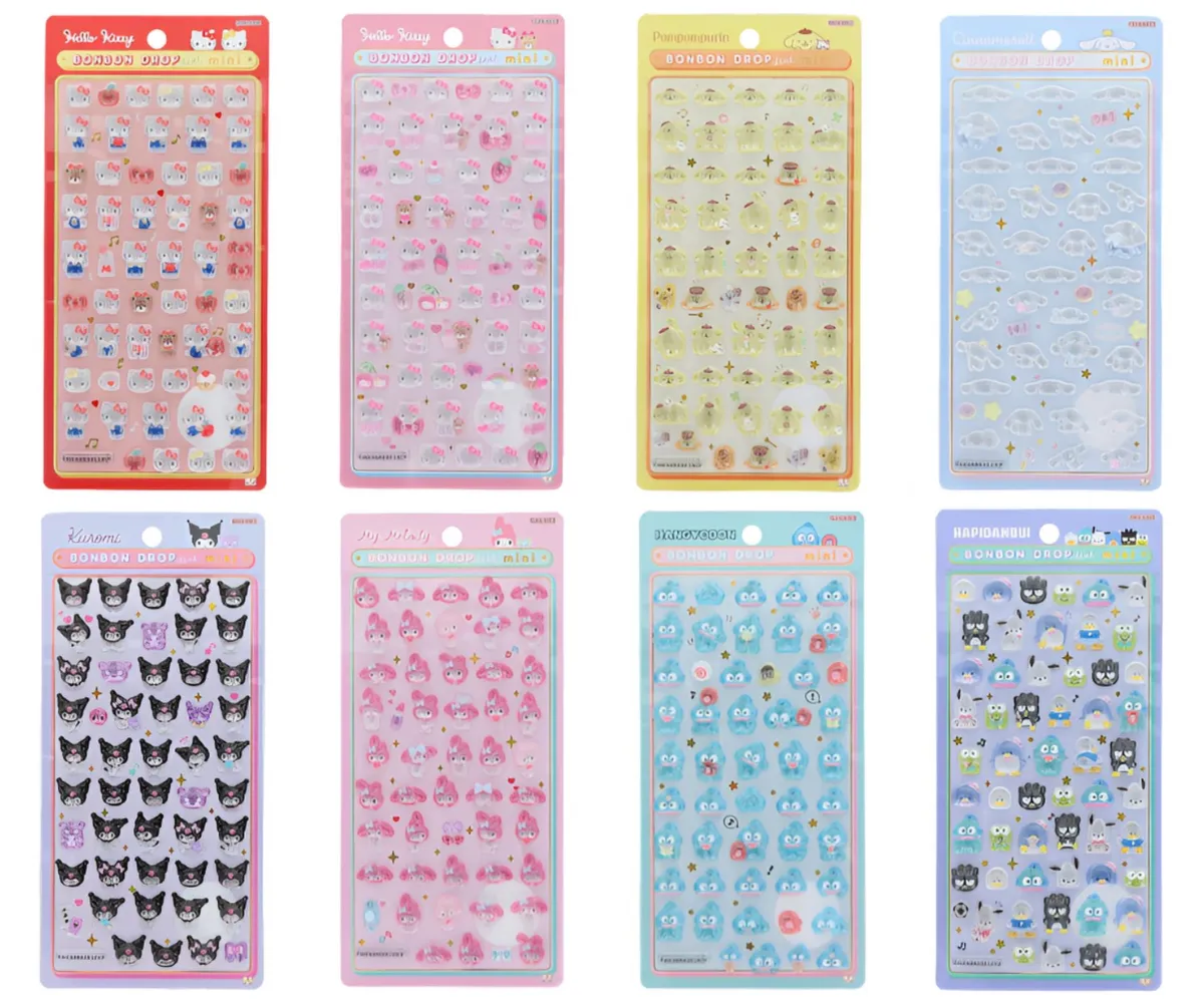 ボンボンドロップシール「サンリオmini(ミニ)」全8種類