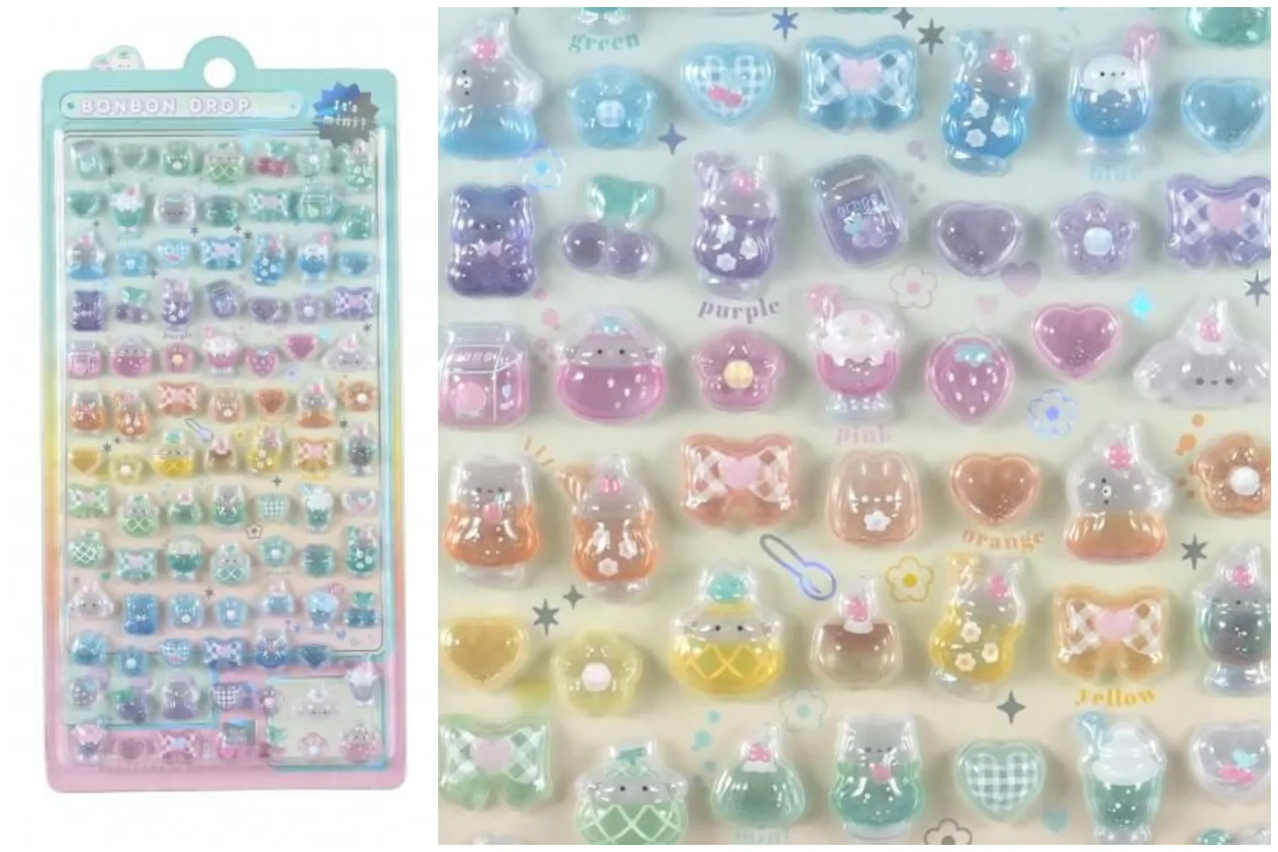 【ボンボンドロップシールミニ】ボンボンドロップシール ミニ/めろめろボンボン