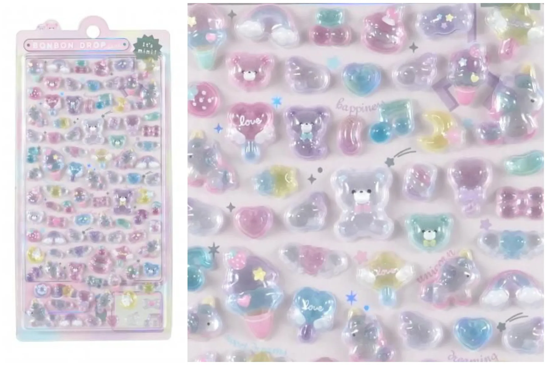 【ボンボンドロップシールミニ】ボンボンドロップシール ミニ/ゆめいろボンボン