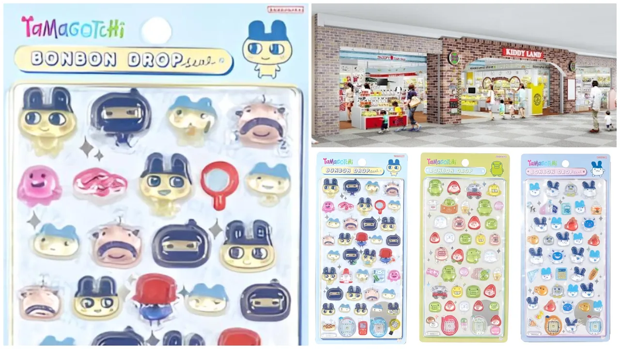 【キディランドららぽーと富士見店】ボンボンドロップシール「たまごっち」抽選販売