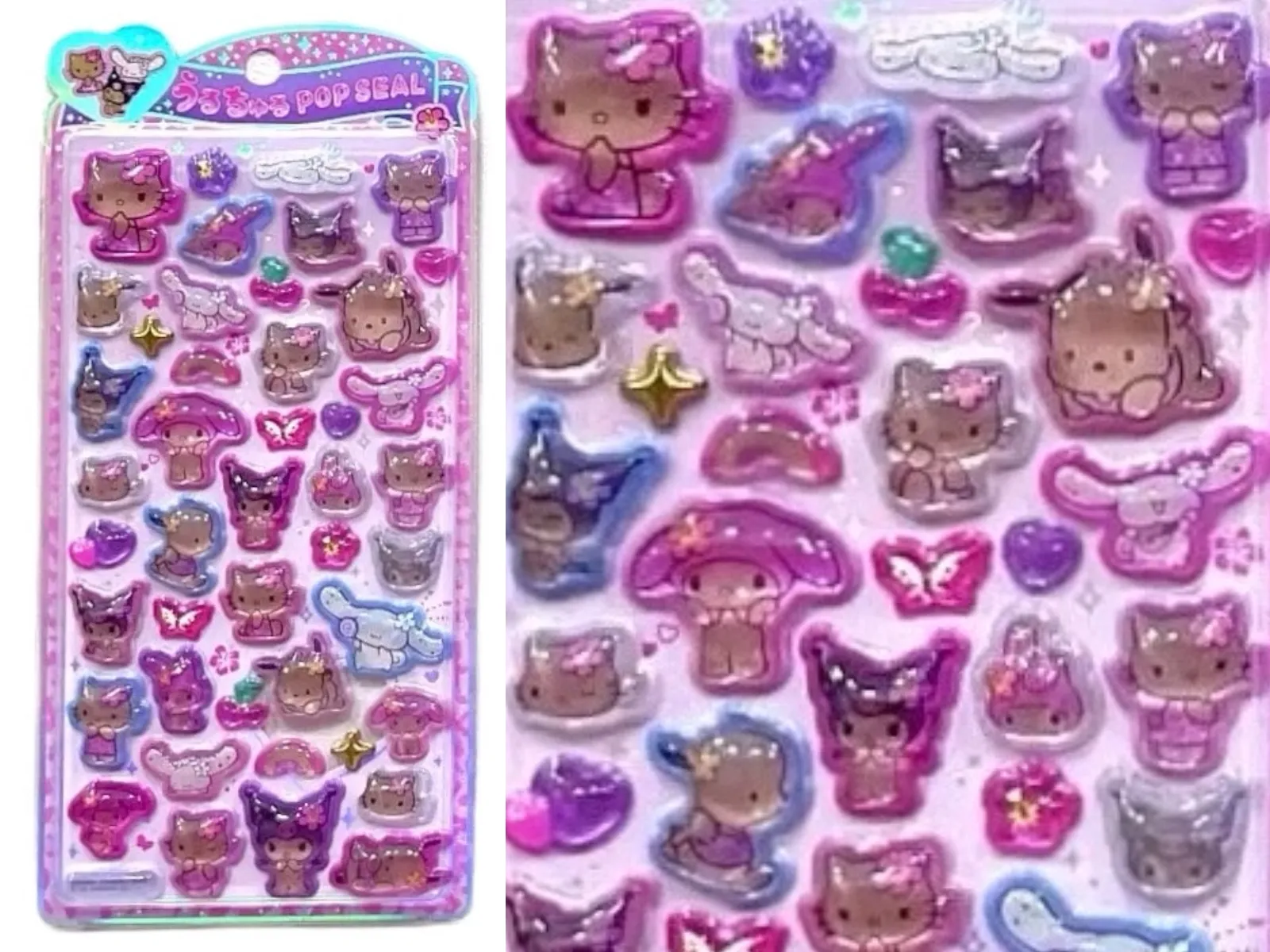 【キディランドららぽーと富士見店】「うるちゅるポップシール」抽選販売♡サンリオキャラクターズ