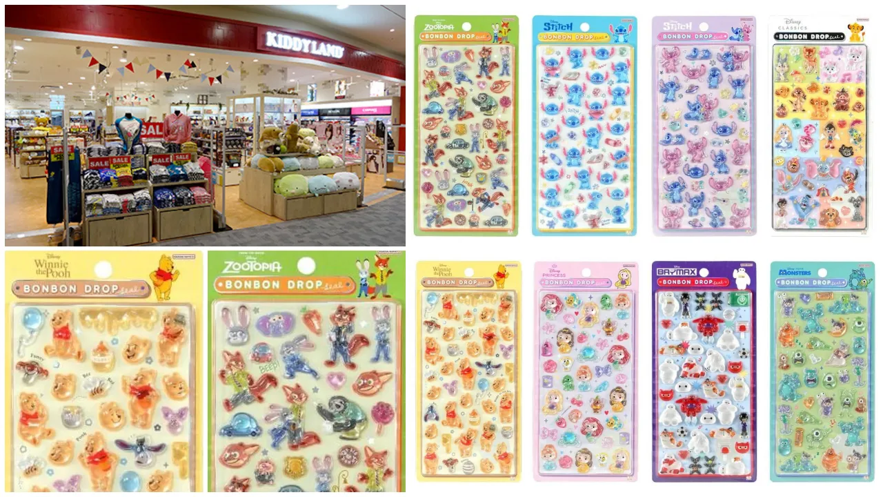 大阪【キディランド堺鉄砲町店】ボンボンドロップシール「ディズニー第2弾」抽選販売♡