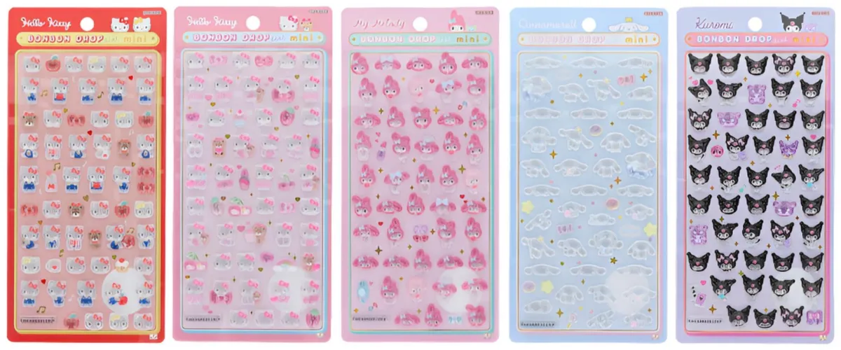 大阪府【キディランド心斎橋パルコ店】ボンボンドロップシール「サンリオmini(ミニ)」抽選販売