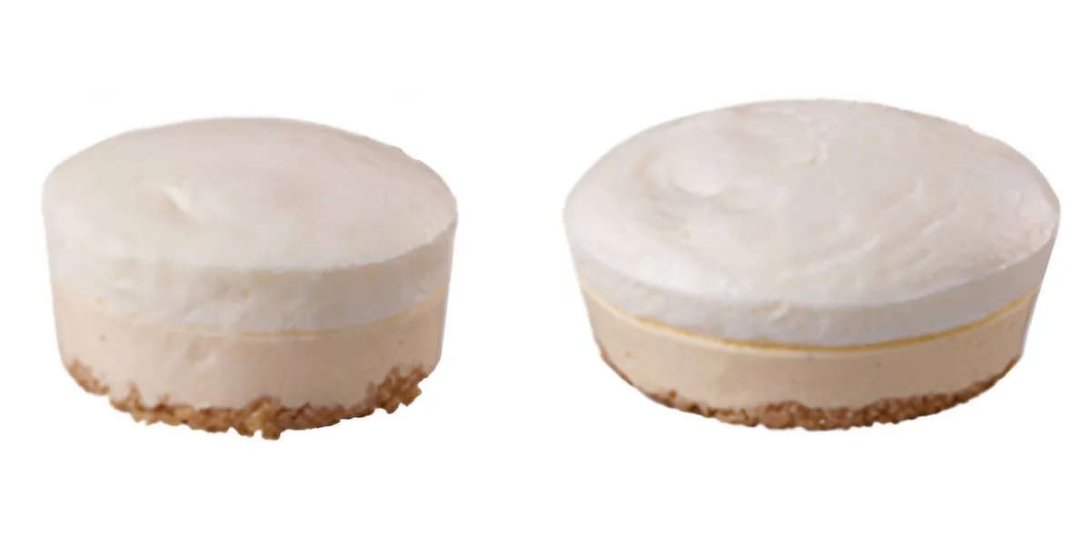 盛りすぎ!ふわ濃チーズケーキ