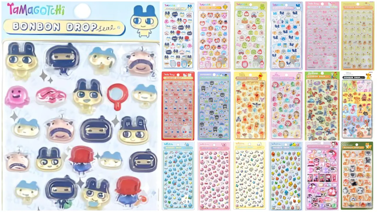 【梅田ロフト】ボンボンドロップシール「たまごっち」「サンリオ」「ディズニー」「しずくちゃん」「和柄」抽選販売♡応募受付スタート!