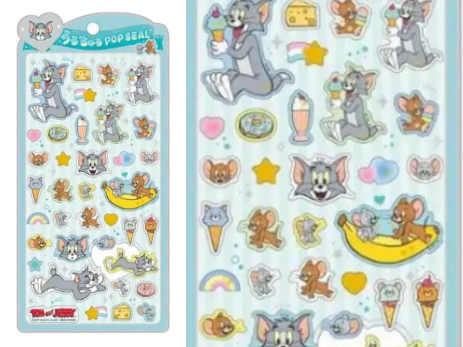 【うるちゅるポップシール】「トムとジェリー」パーティリコ