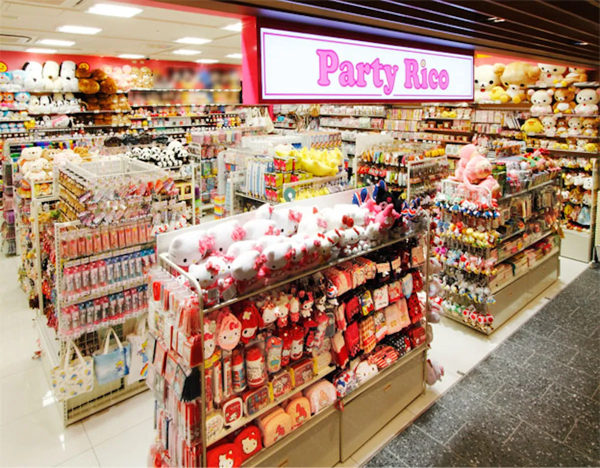 パーティリコ 東京ソラマチ店について 「東京ソラマチ」イーストヤード1Fの「ソラマチ商店街」にある雑貨ショップ