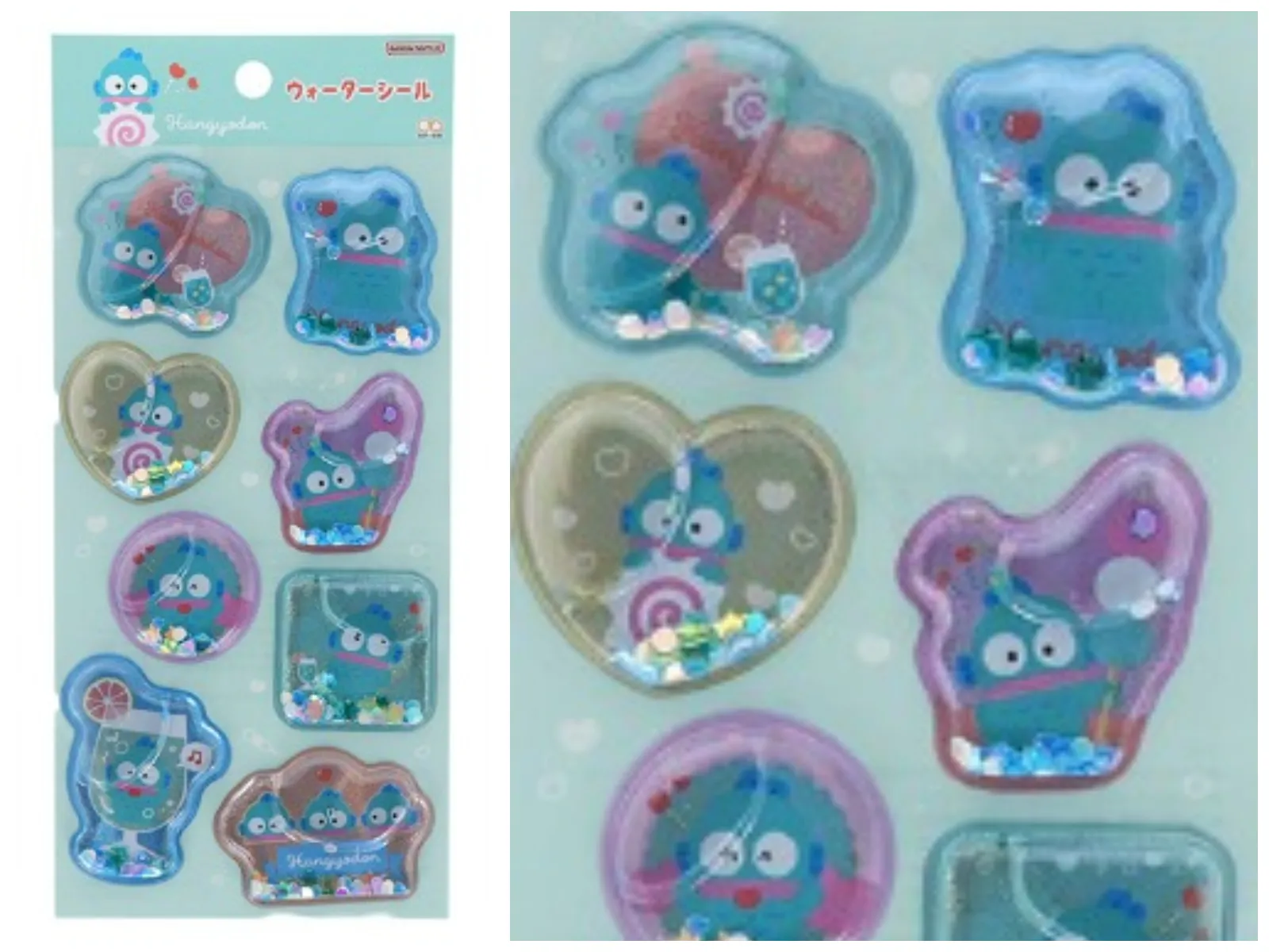 しまむら抽選販売【ウォーターシール】ウォーターシール ステショP ハンギョドン 490円(税込 539円)